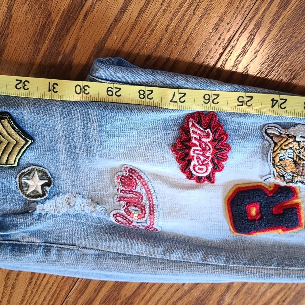 Indigo Rein Forever Jeans - Patches - Size 1 - Picture 7 of 9